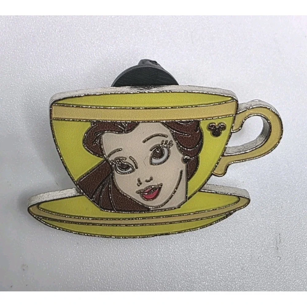 Belle Teacup Hidden Mickey Disney Pin Beauty And The Beast Pin